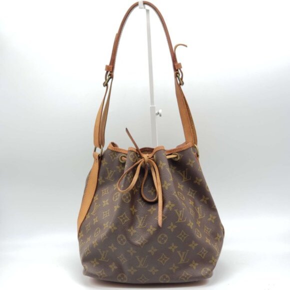 LOUIS VUITTON MONOGRAM PETIT NOE DRAWSTRING BAG 835-092225 - Picture 1 of 12